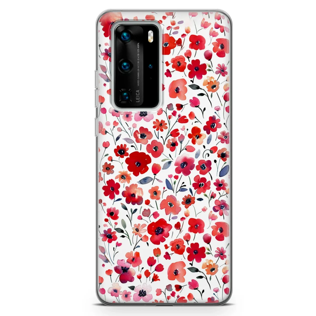 Red︱Flower Phone case HUAWEI MAIN copy