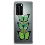 HUAWEI MAIN copy Green︱Clear Butterfly Phone case HUAWEI MAIN copy