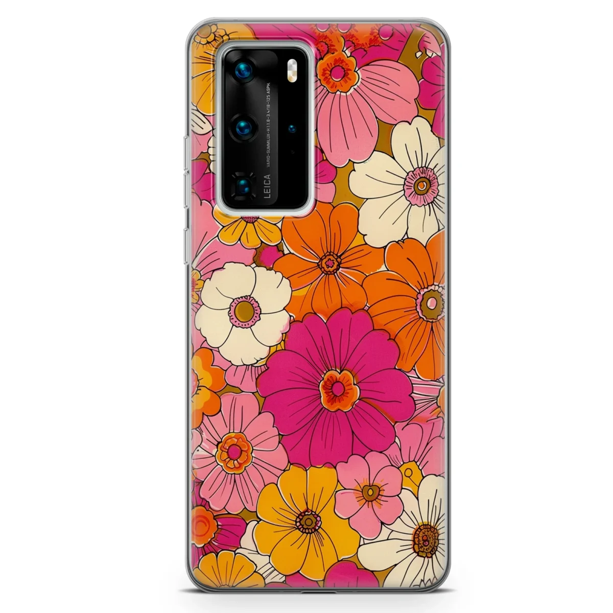Colorful︱Retro Folwers Phone case HUAWEI MAIN copy