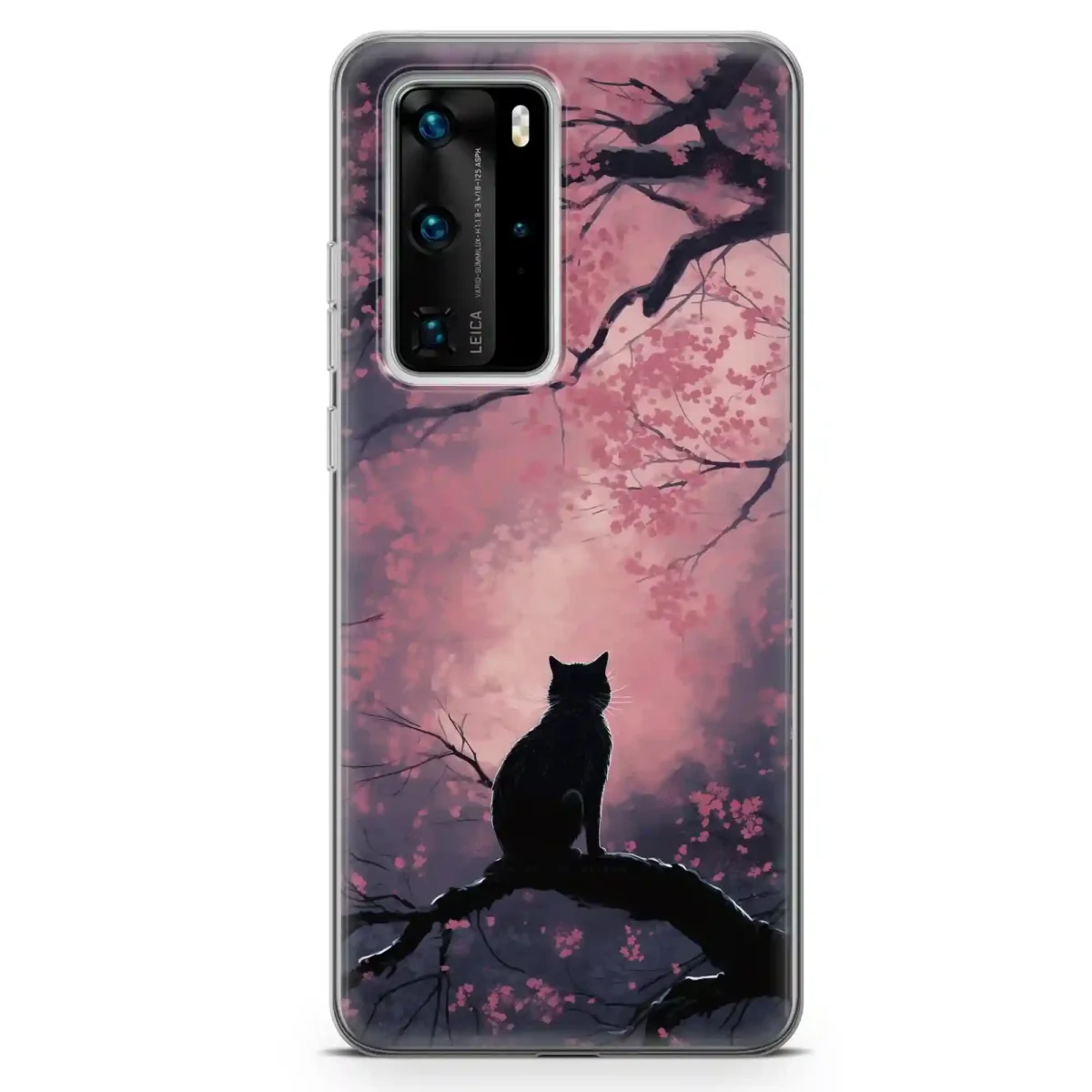 Cherry Blossom Kitty︱Cat Phone case HUAWEI MAIN copy