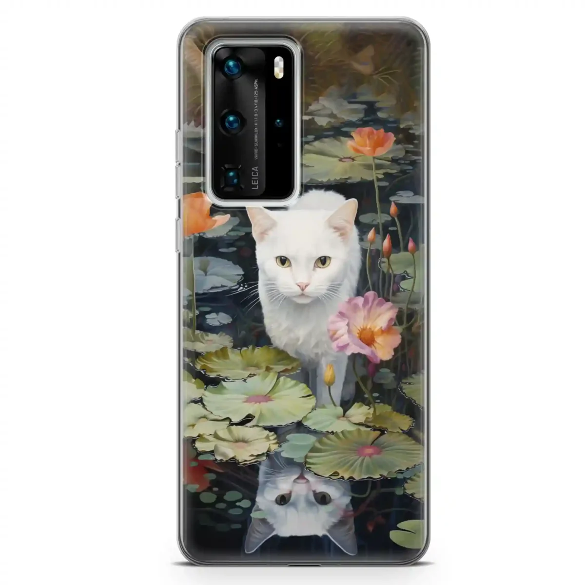 White︱Cat Phone case HUAWEI MAIN copy
