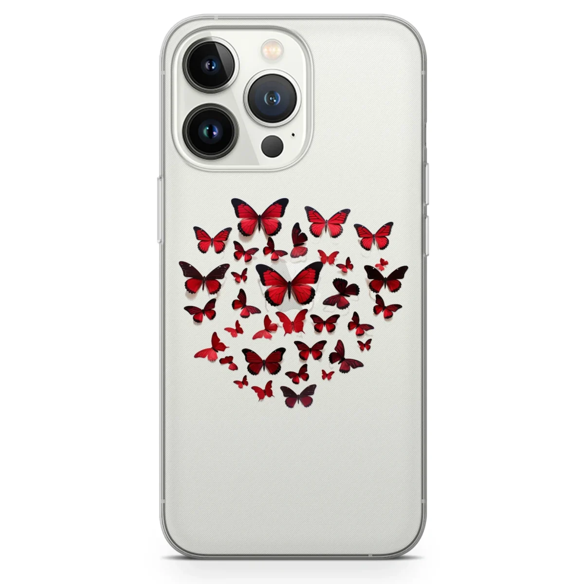 Red︱Clear Butterfly Phone case IPHONE MAIN START copy