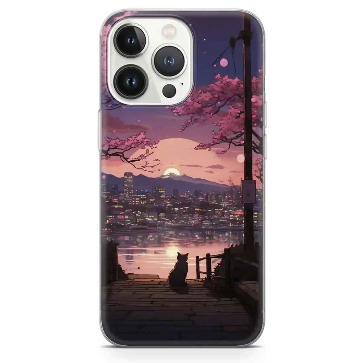Kittie in Cherry Blossom︱Cat Phone case IPHONE MAIN START copy