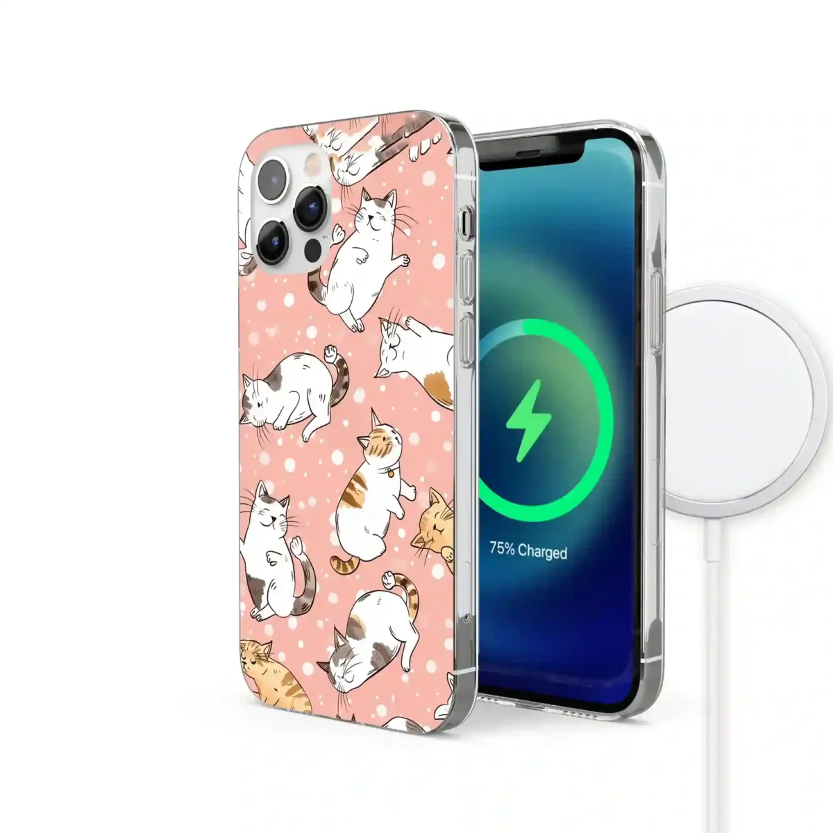 Cute Sleeping︱Cat Phone case IPhone Side Image copy