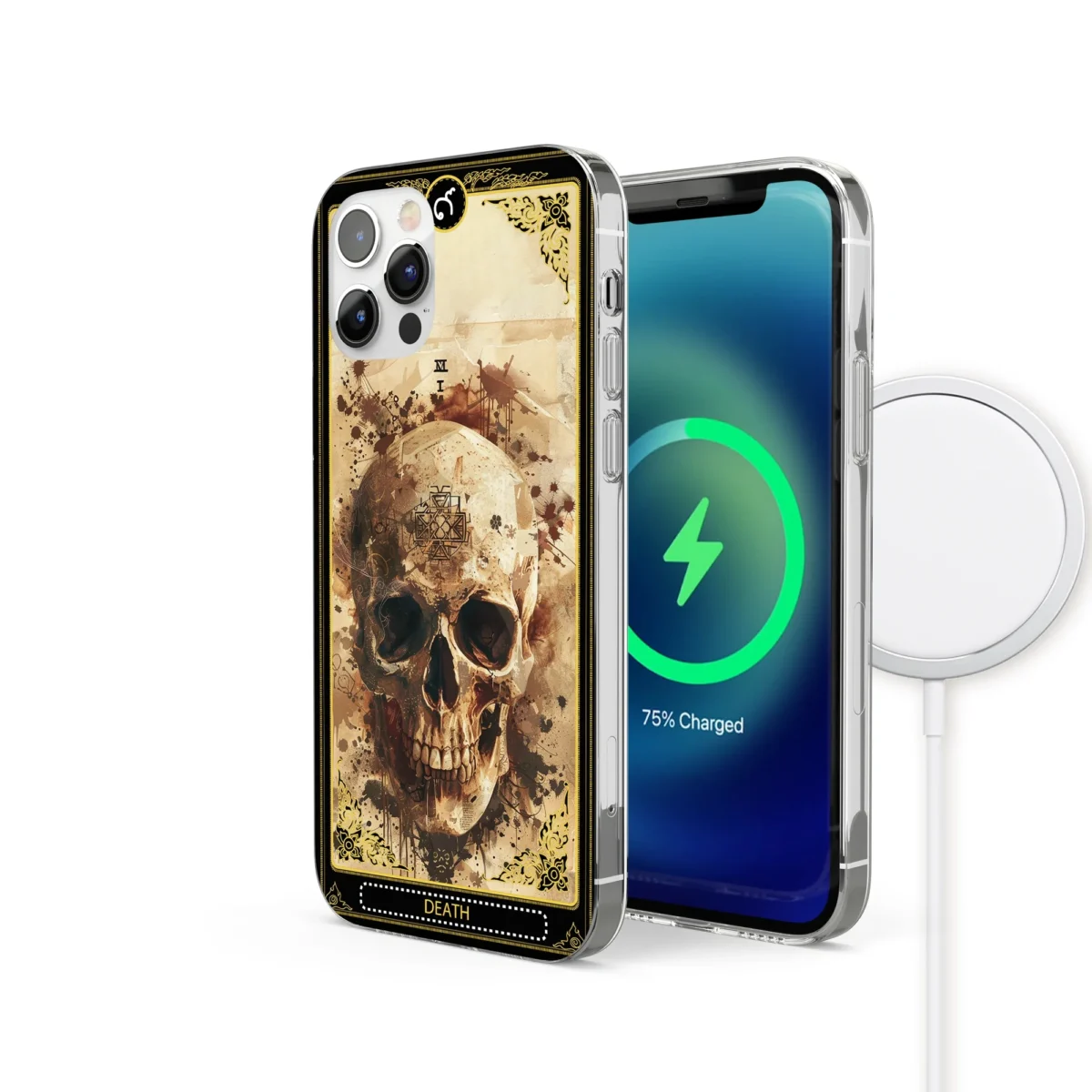 Death︱Tarot Card Phone case IPhone Side Image copy