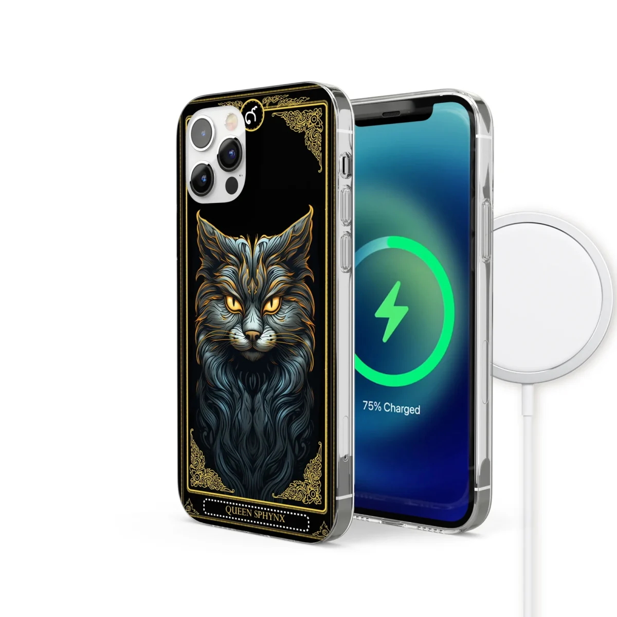 Queen Sphynx︱Tarot Card Phone case IPhone Side Image copy