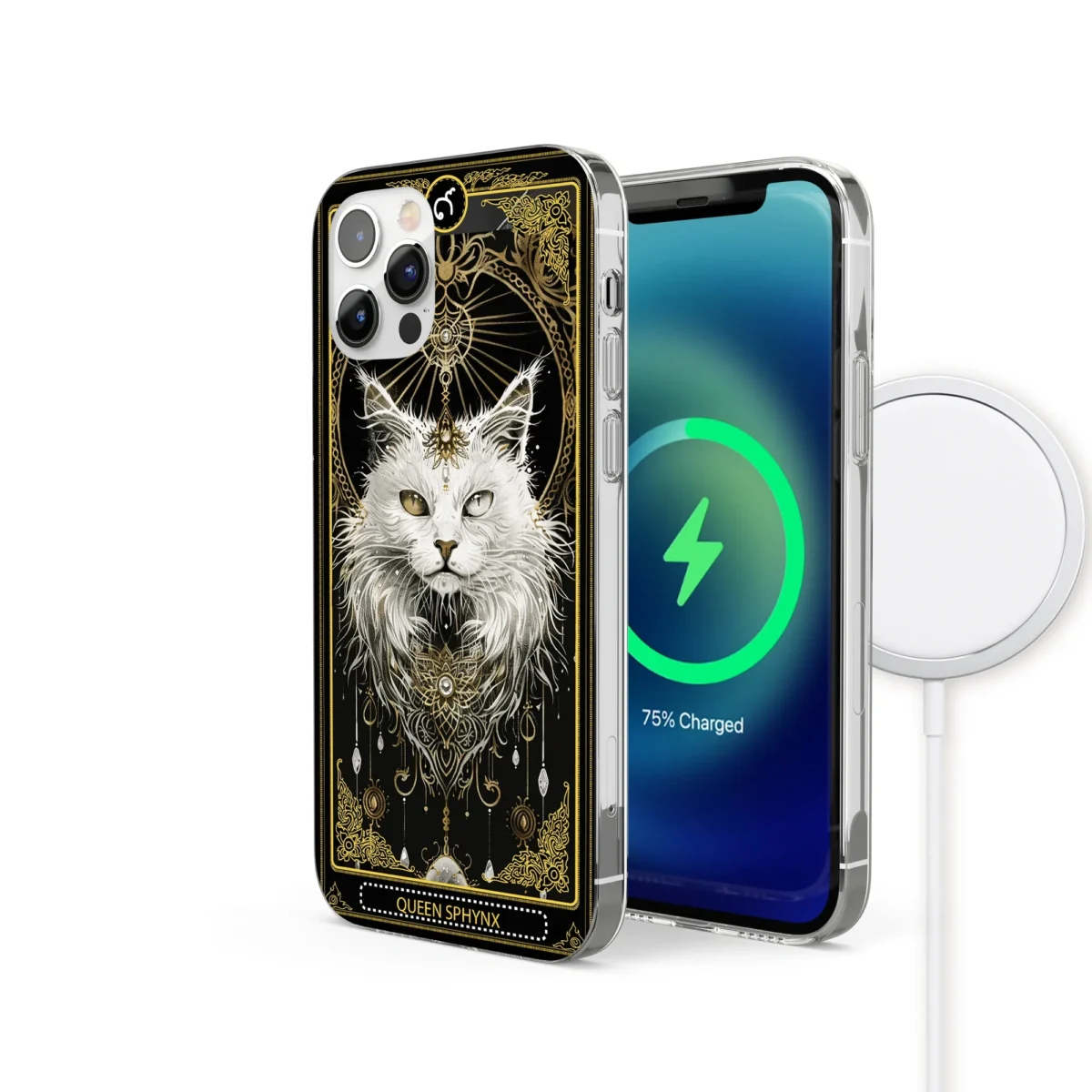 Queen Sphynx︱Tarot Card Phone case IPhone Side Image copy