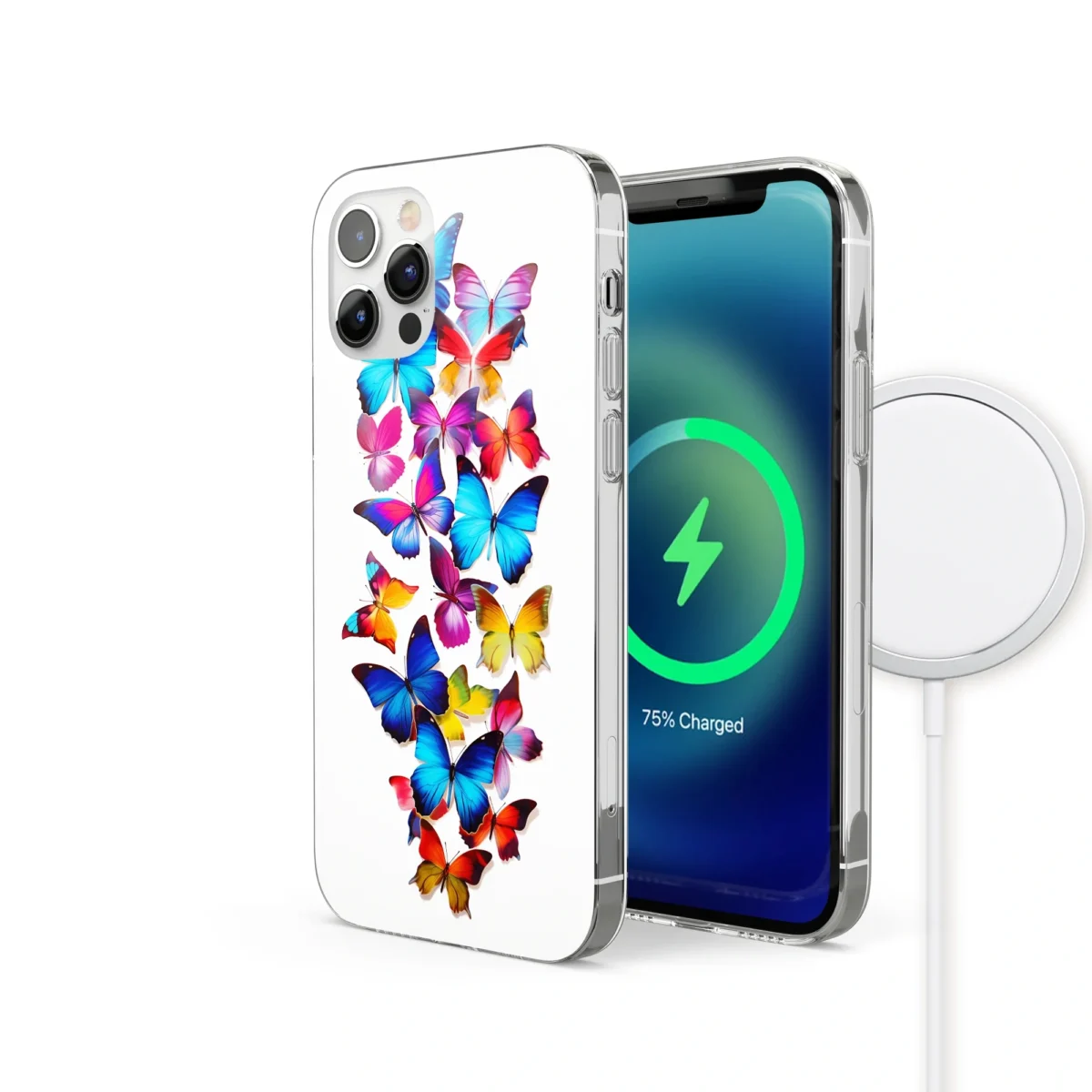 Cute Colorfull︱Butterfly Phone case IPhone Side Image copy