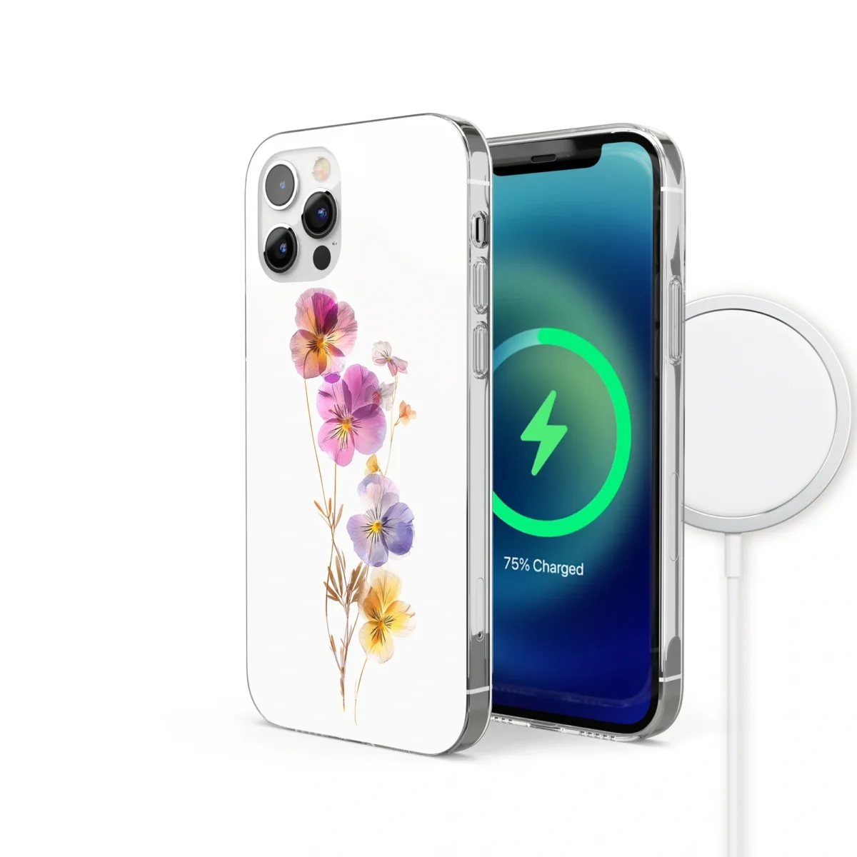 Soft︱Flower Phone case IPhone Side Image copy