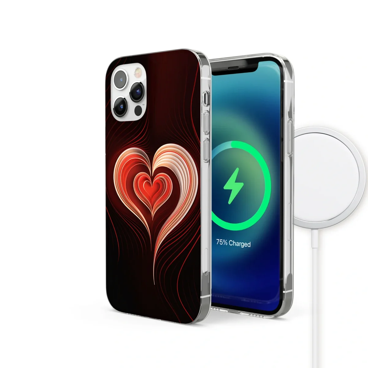 Cute Love︱Heart Phone case IPhone Side Image copy