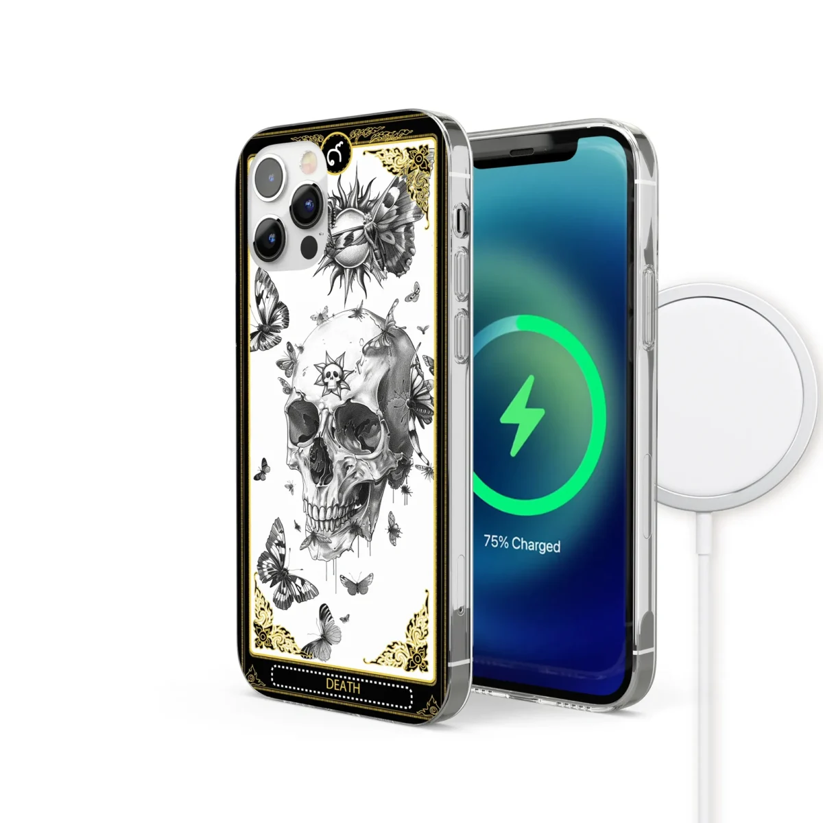 Death︱Tarot Card Phone case IPhone Side Image copy