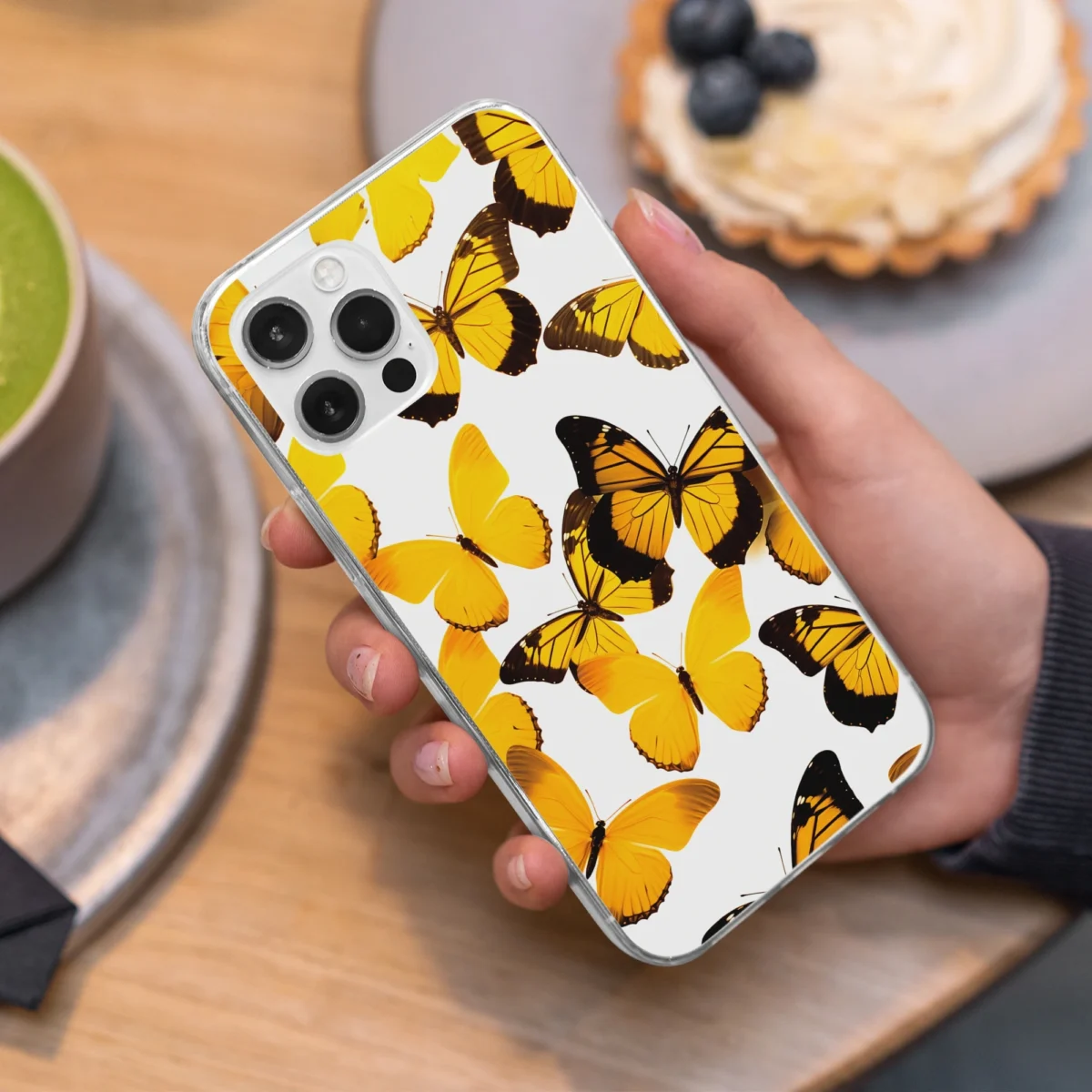 Yellow︱Butterfly Phone case Iphone Lifestyle image copy