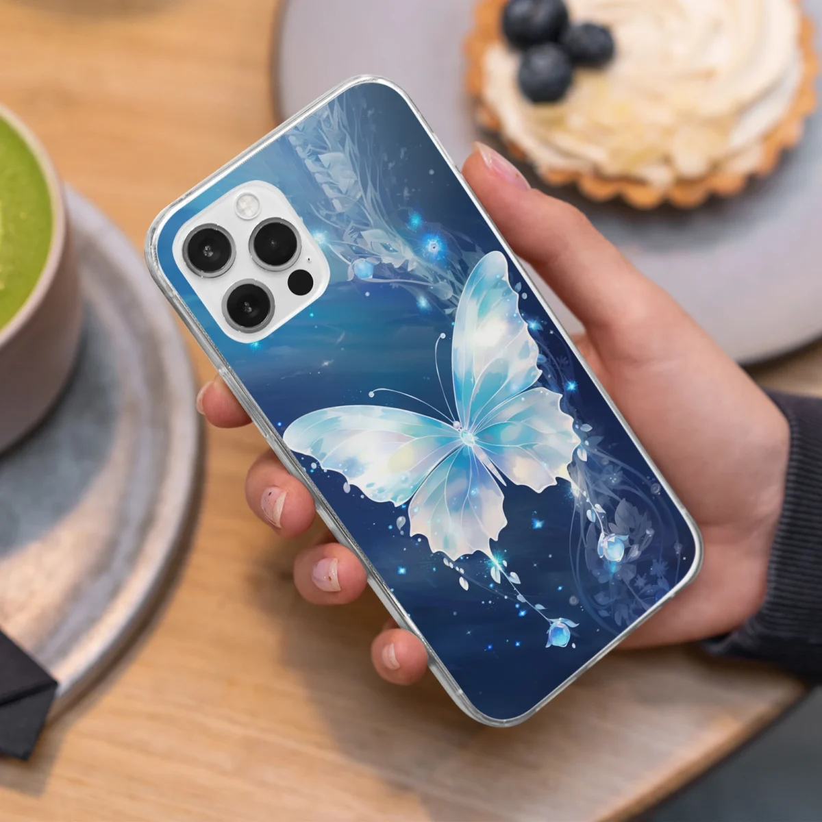 Silver︱Butterfly Phone case Iphone Lifestyle image copy
