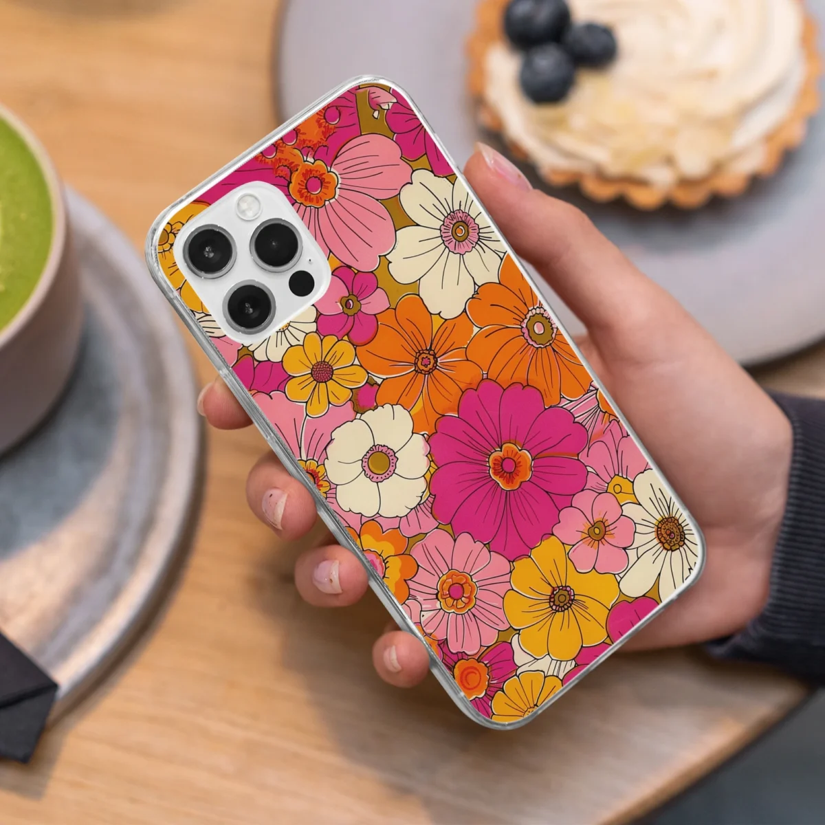 Colorful︱Retro Folwers Phone case Iphone Lifestyle image copy