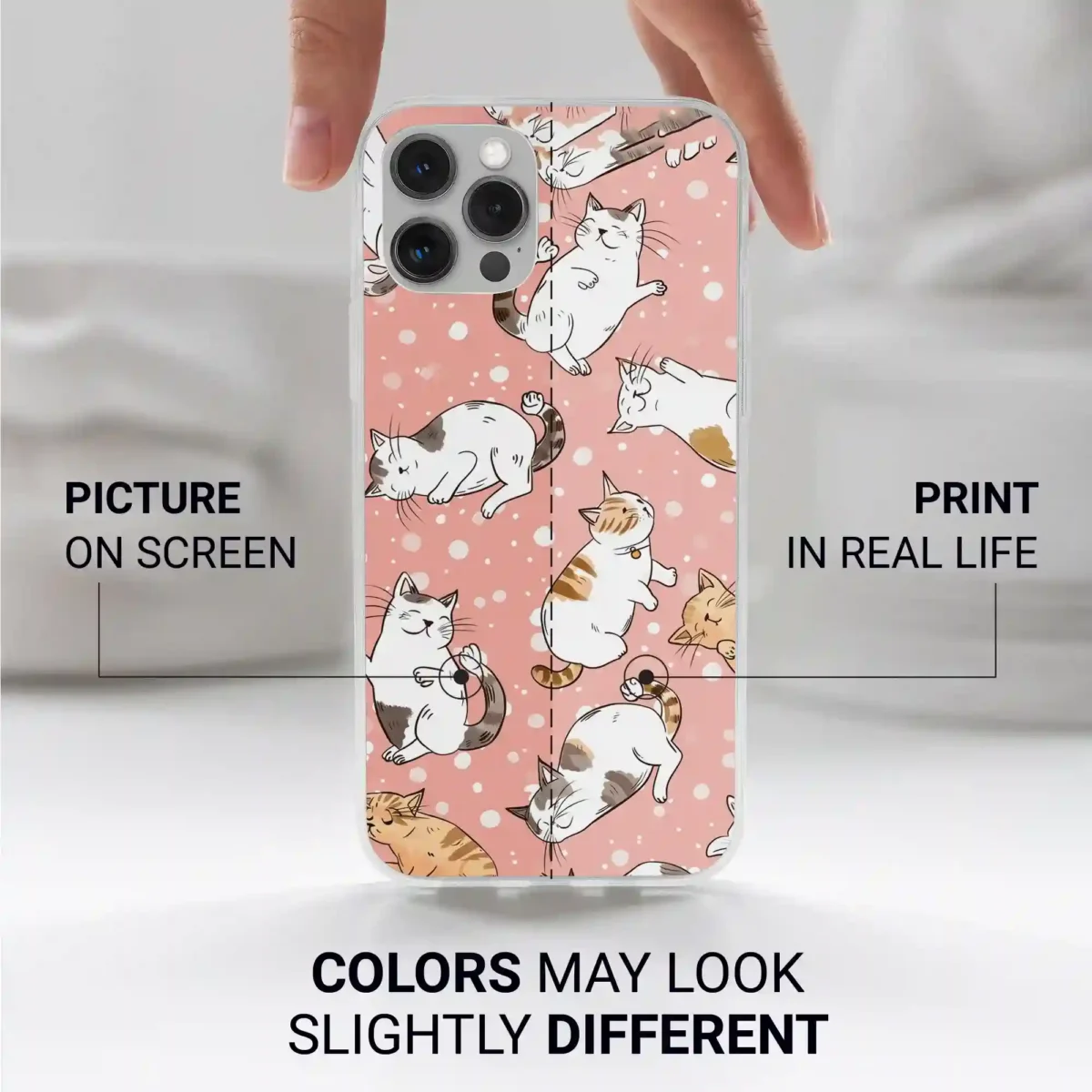 Cute Sleeping︱Cat Phone case Iphone print color difference copy