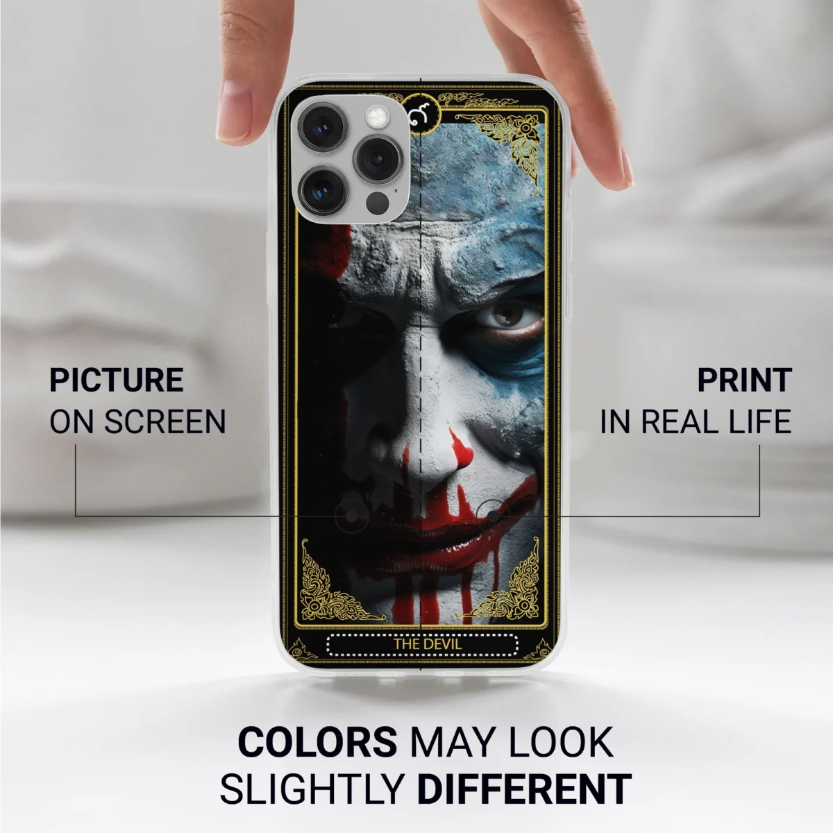 The Devil︱Tarot Card Phone case Iphone print color difference copy