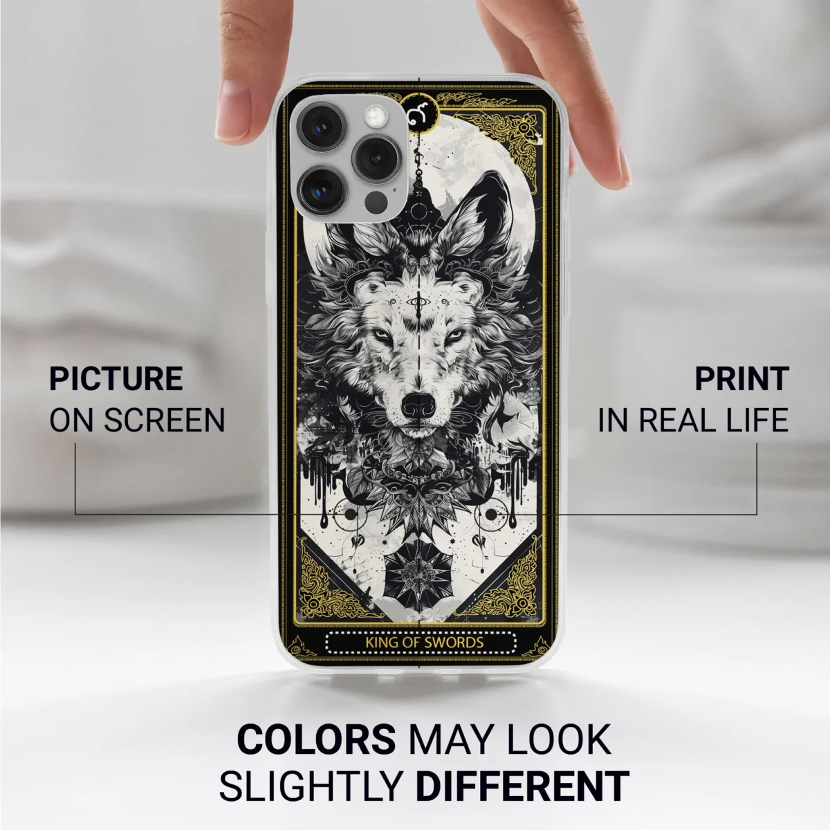 King of Swords︱Tarot Card Phone case Iphone print color difference copy