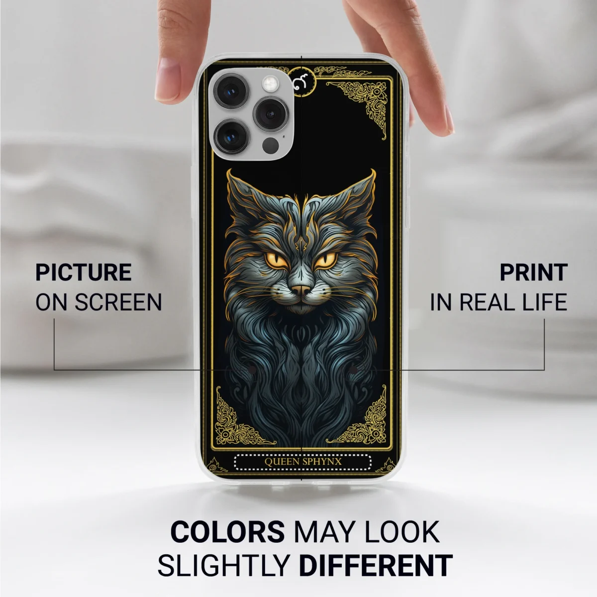 Queen Sphynx︱Tarot Card Phone case Iphone print color difference copy