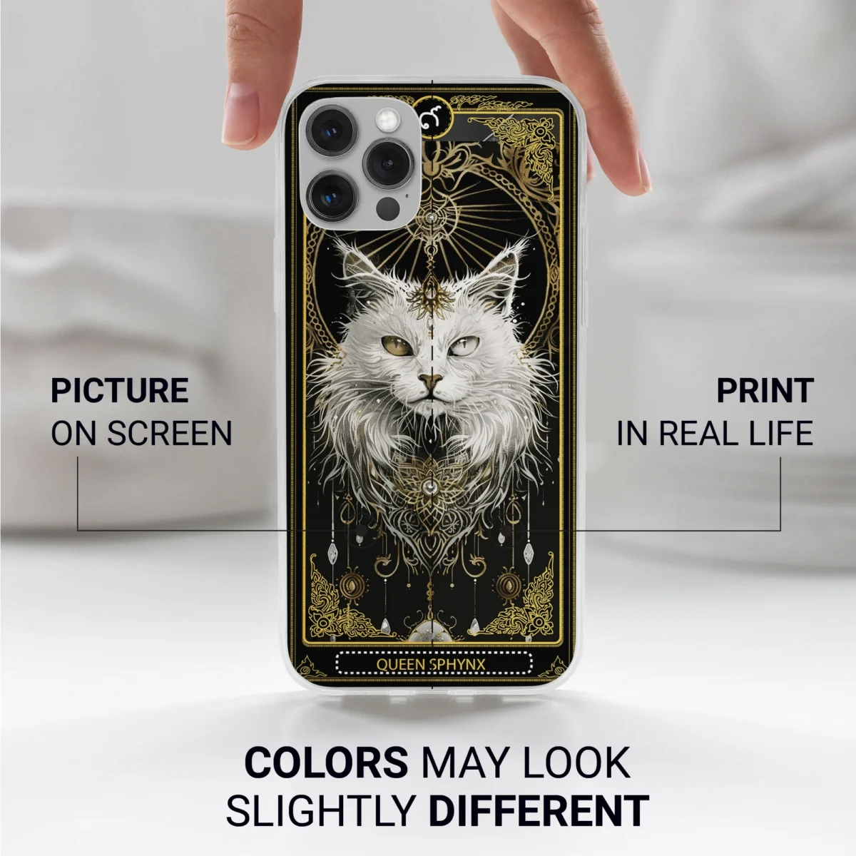 Queen Sphynx︱Tarot Card Phone case Iphone print color difference copy