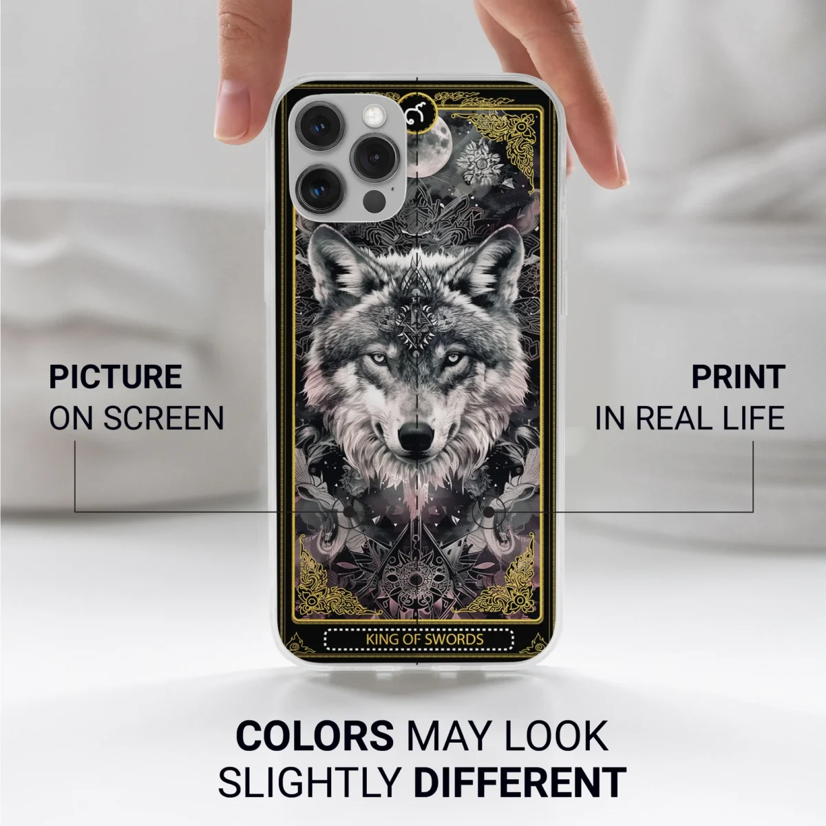 King of Swords︱Tarot Card Phone case Iphone print color difference copy