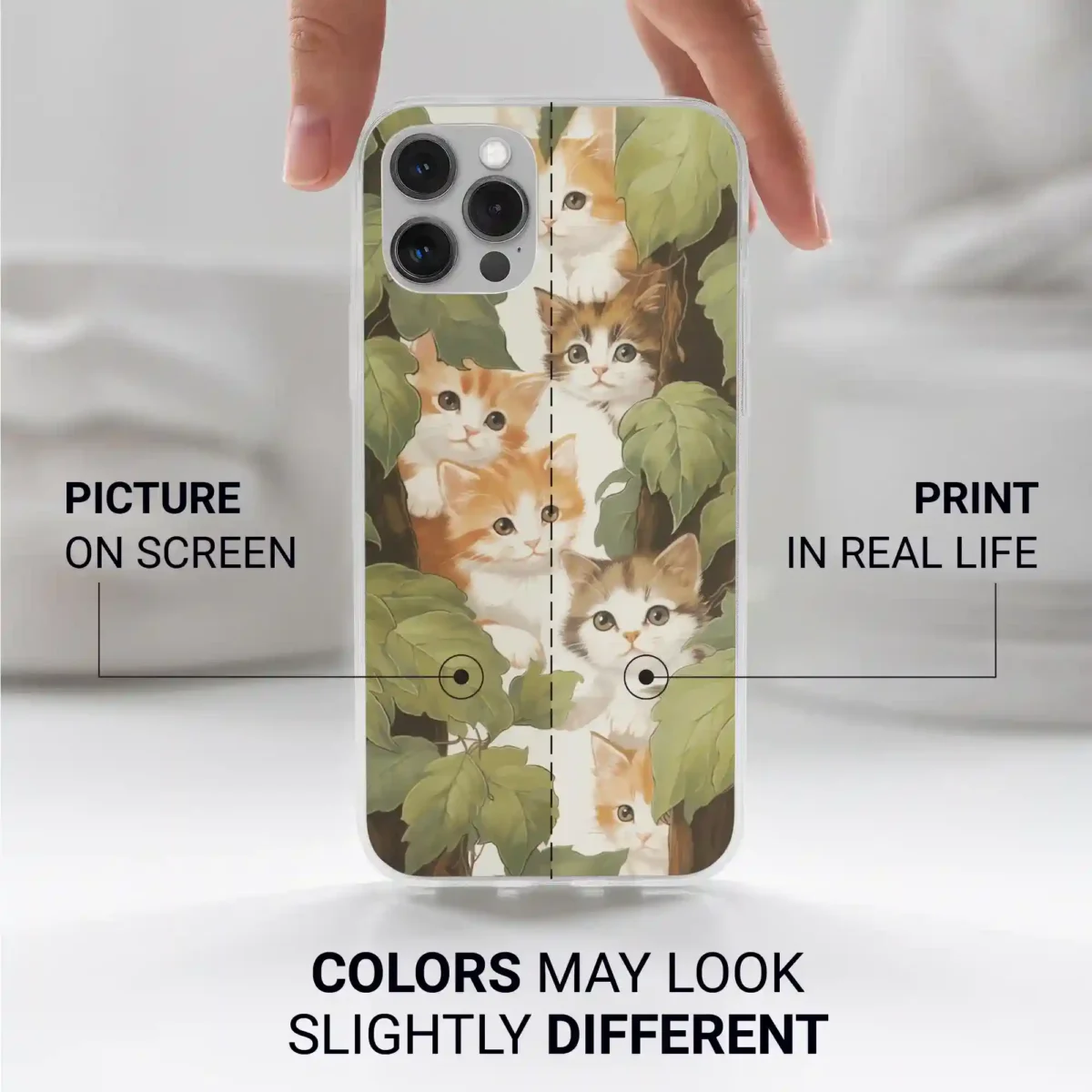 Adorable Kittens︱Cat Phone case Iphone print color difference copy