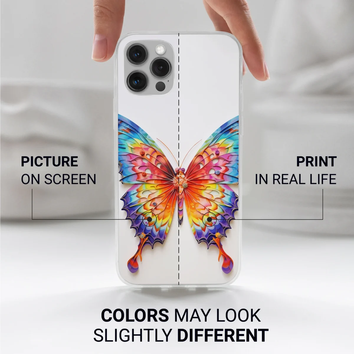 Colorfull︱Butterfly Phone case Iphone print color difference copy