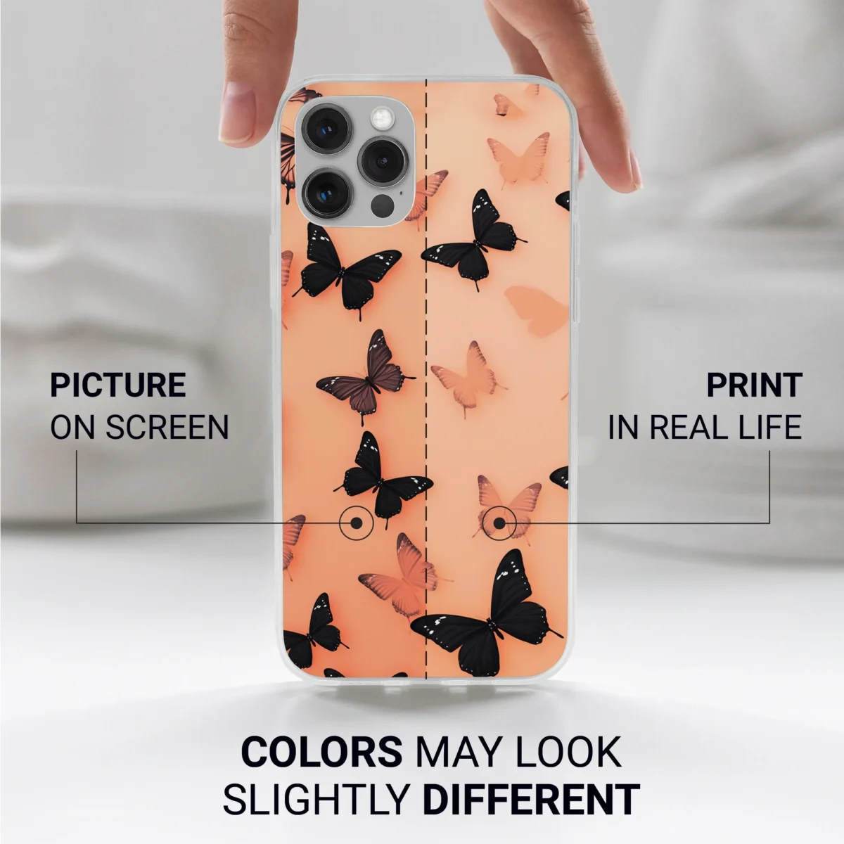 Elegant︱Butterfly Phone case Iphone print color difference copy