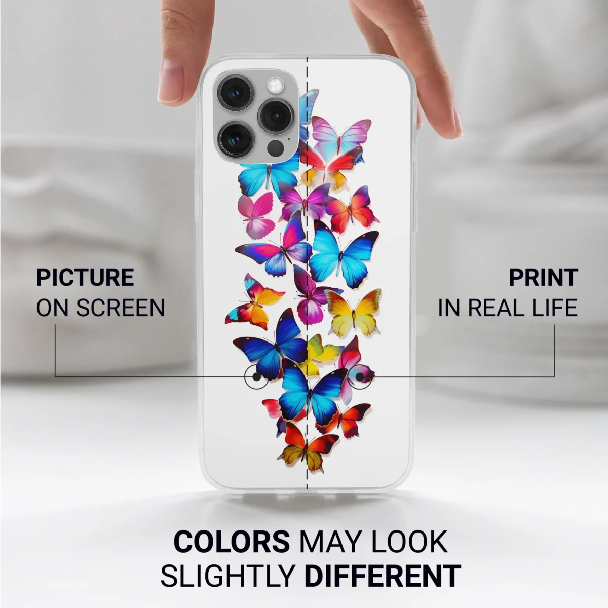 Cute Colorfull︱Butterfly Phone case Iphone print color difference copy