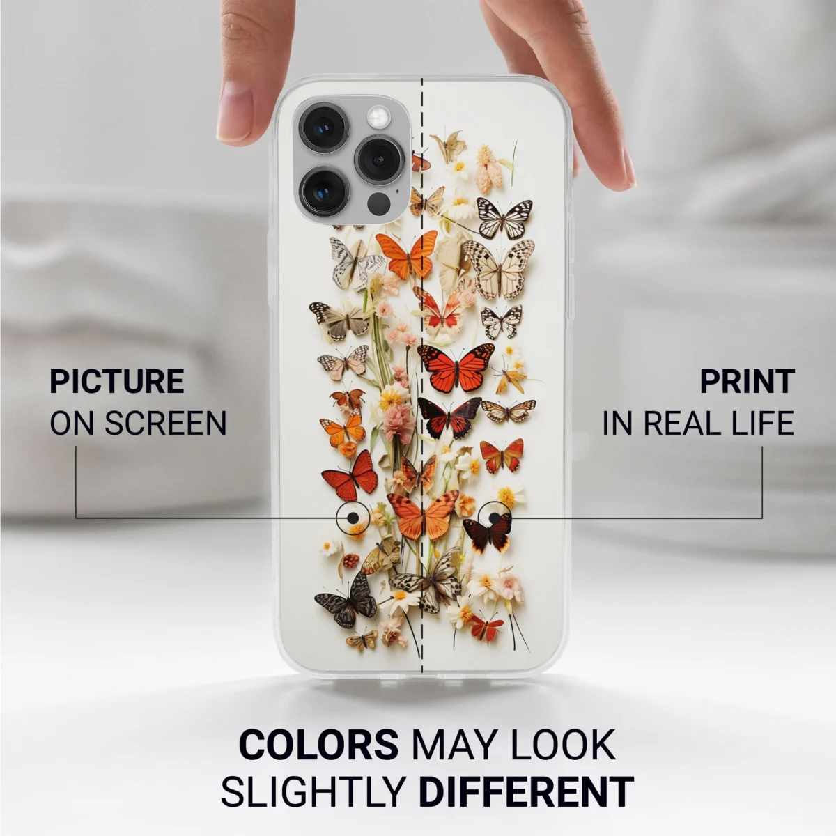 Cute Colorfull Minimalistic︱Butterfly Phone case Iphone print color difference copy