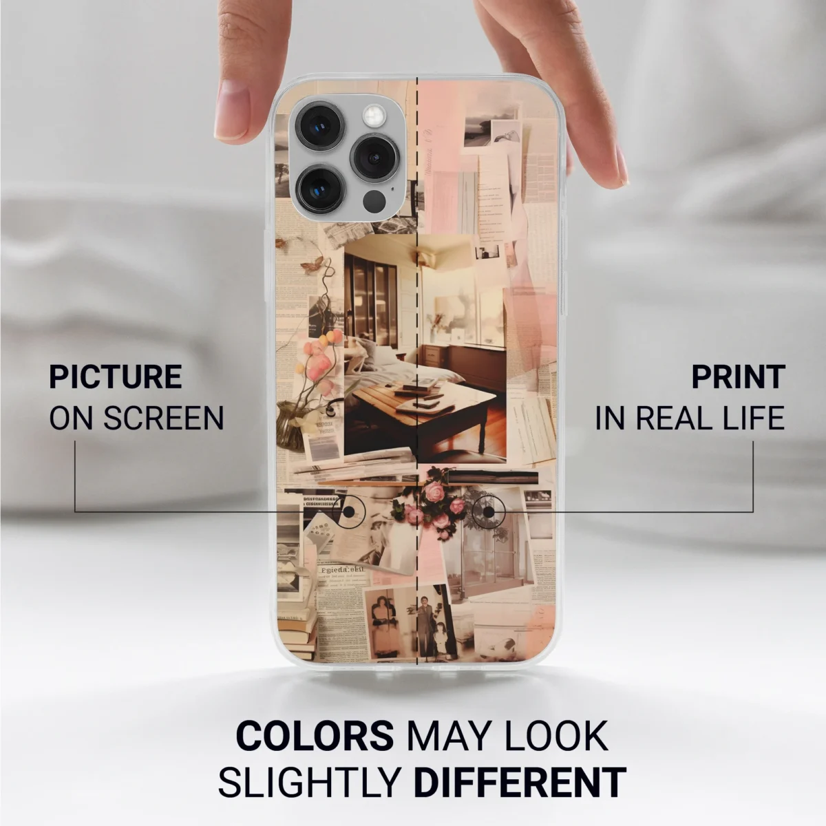 Aesthetic︱Collage Phone case Iphone print color difference copy
