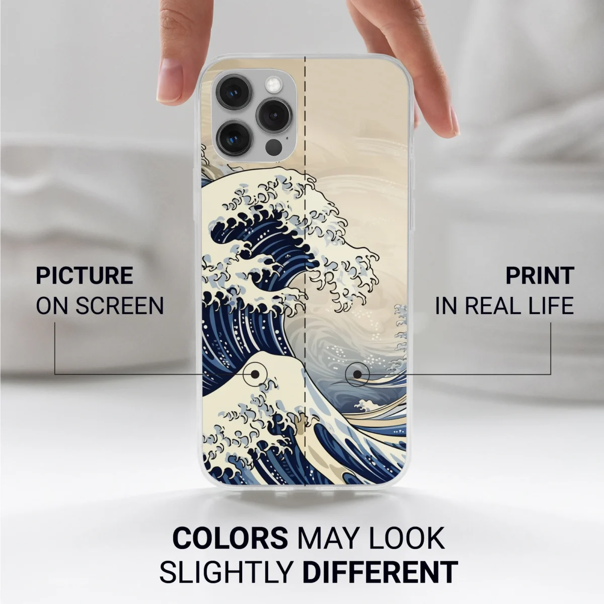 Japanese Great︱Wave Phone case Iphone print color difference copy