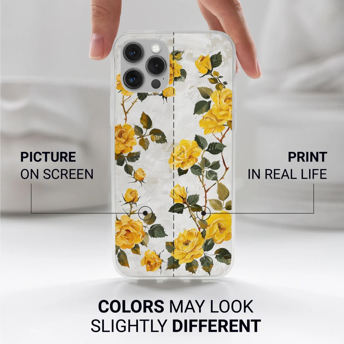 Elegant Pressed︱Flower Phone case Iphone print color difference copy