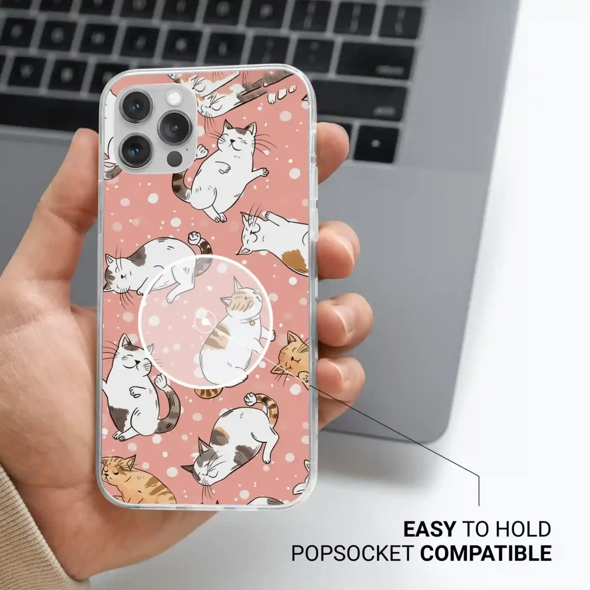 Cute Sleeping︱Cat Phone case Life style image 2 copy
