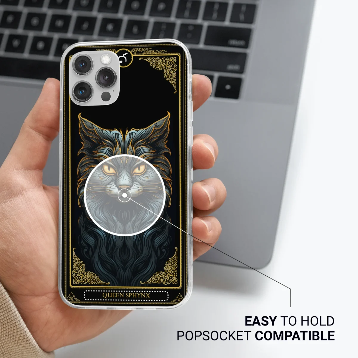Queen Sphynx︱Tarot Card Phone case Life style image 2 copy