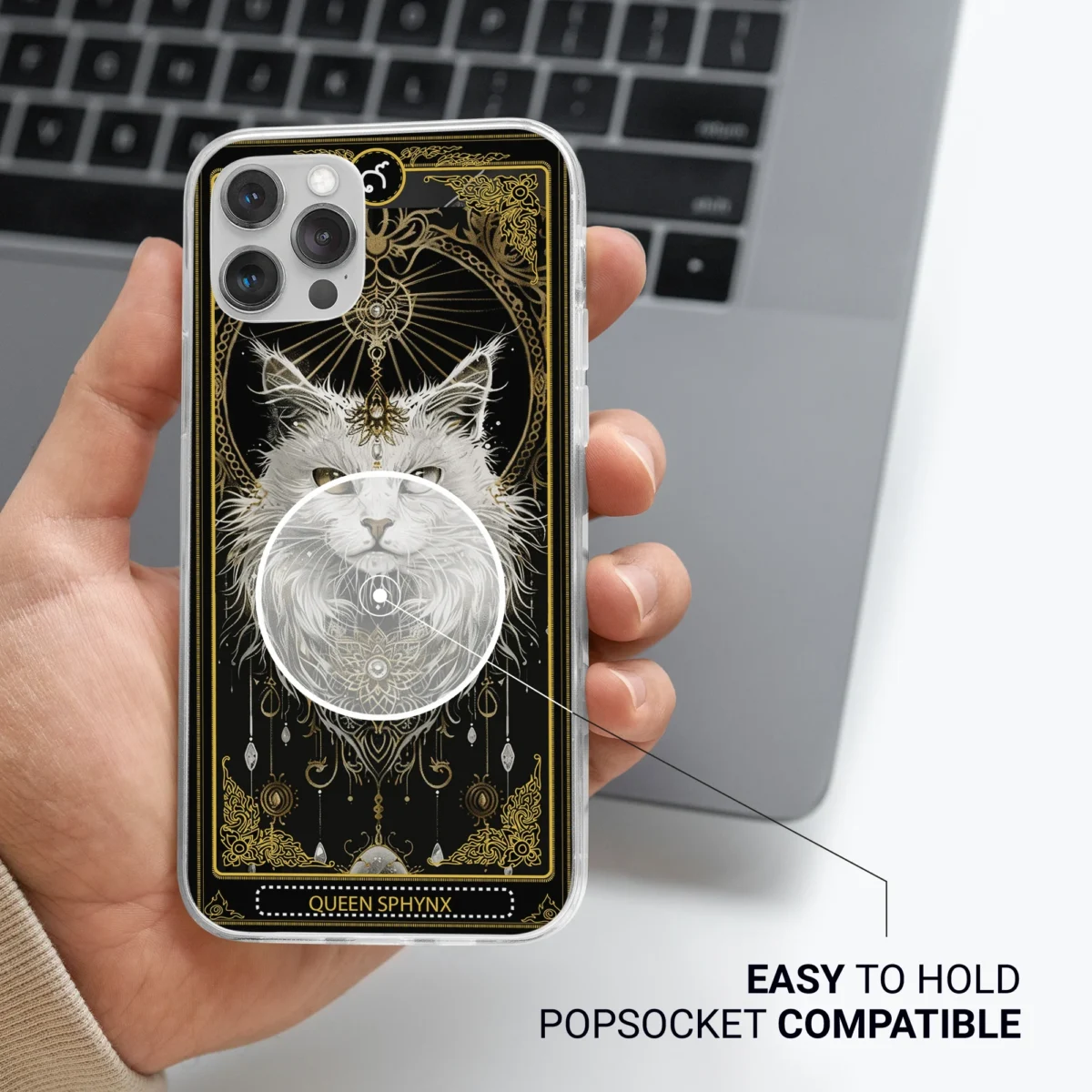 Queen Sphynx︱Tarot Card Phone case Life style image 2 copy