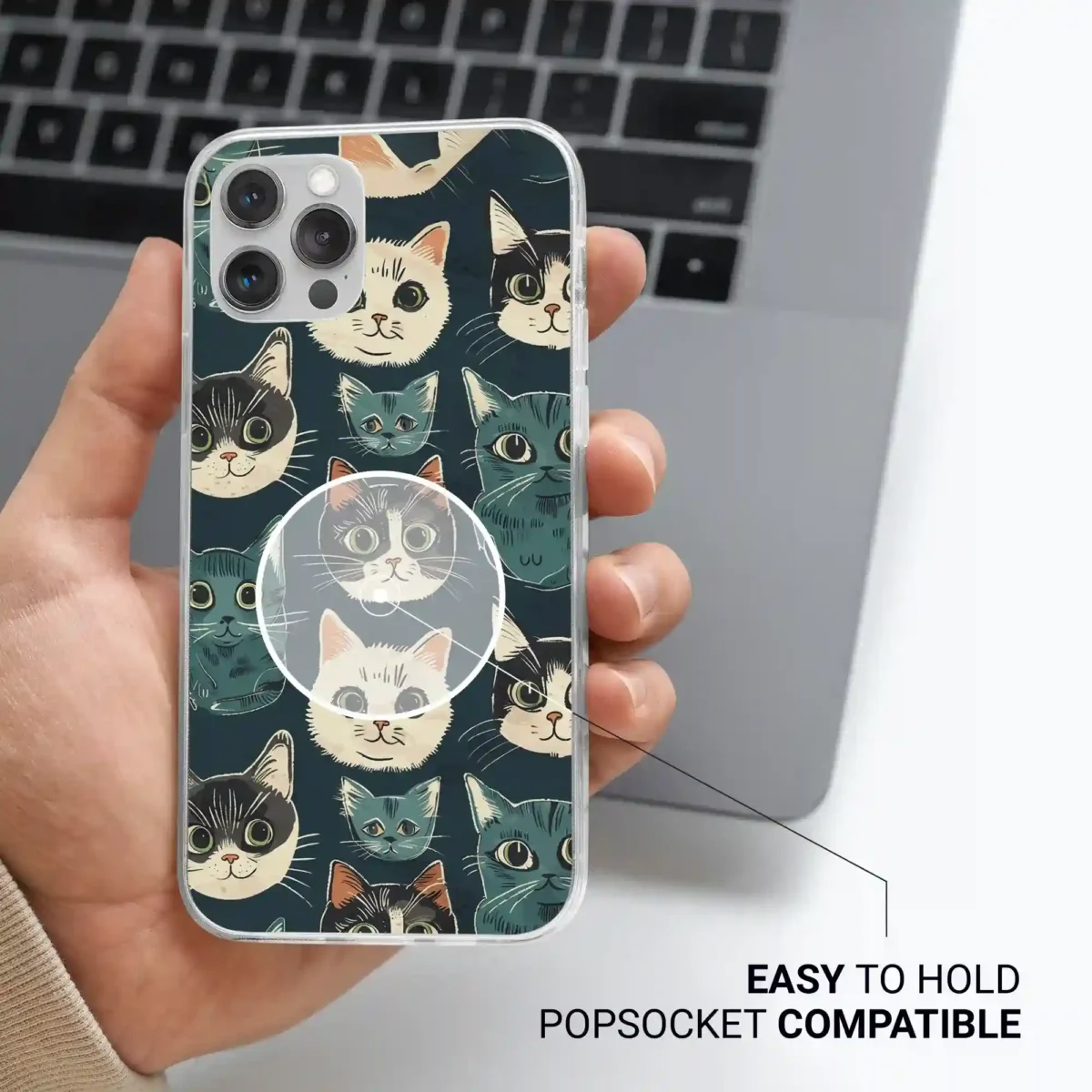 Cute Smile Face︱Cat Phone case Life style image 2 copy