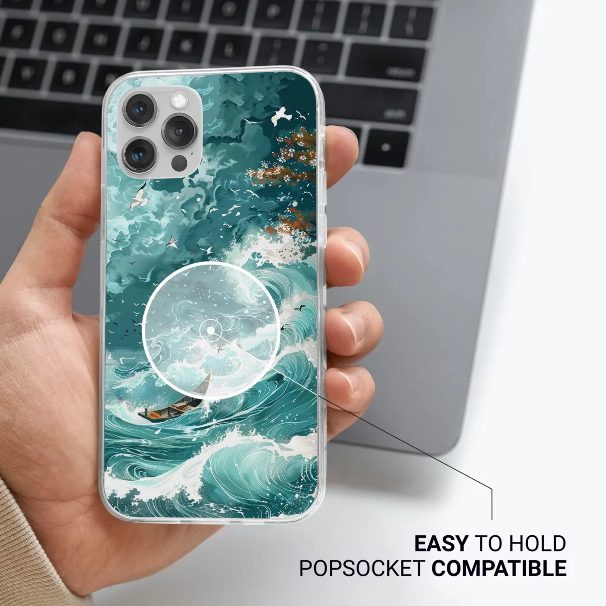 Japanese︱Wave Phone case Life style image 2 copy