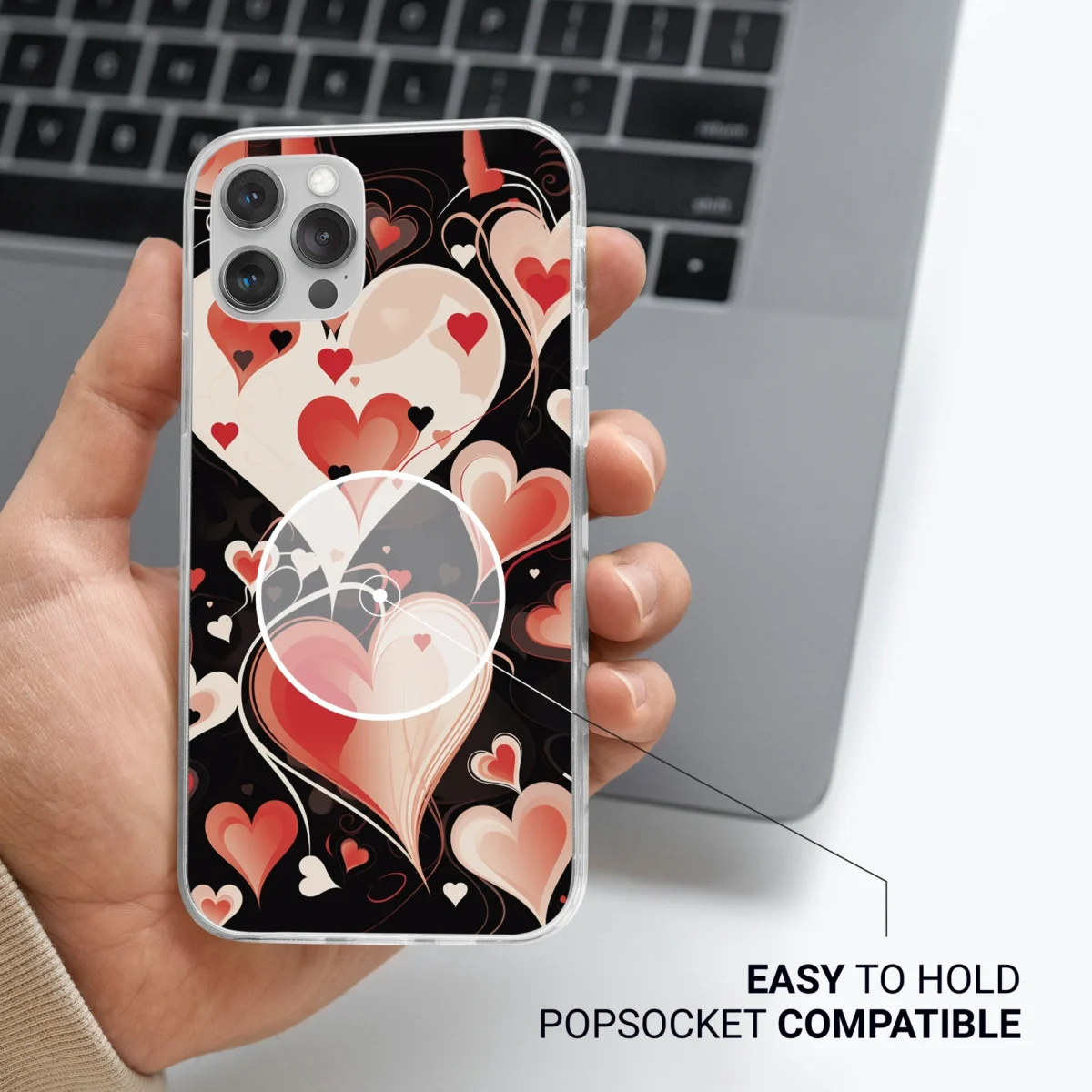 Valentine's Day Sublimation︱Heart Phone case Life style image 2 copy