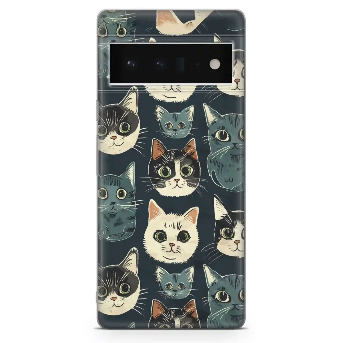 Cute Smile Face︱Cat Phone case Pixel Main copy
