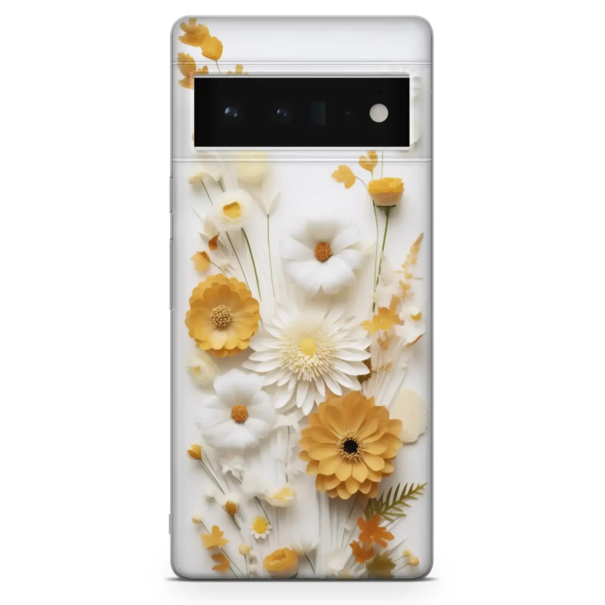 Yellow Coquette︱Boho Flowers Phone case Pixel Main copy