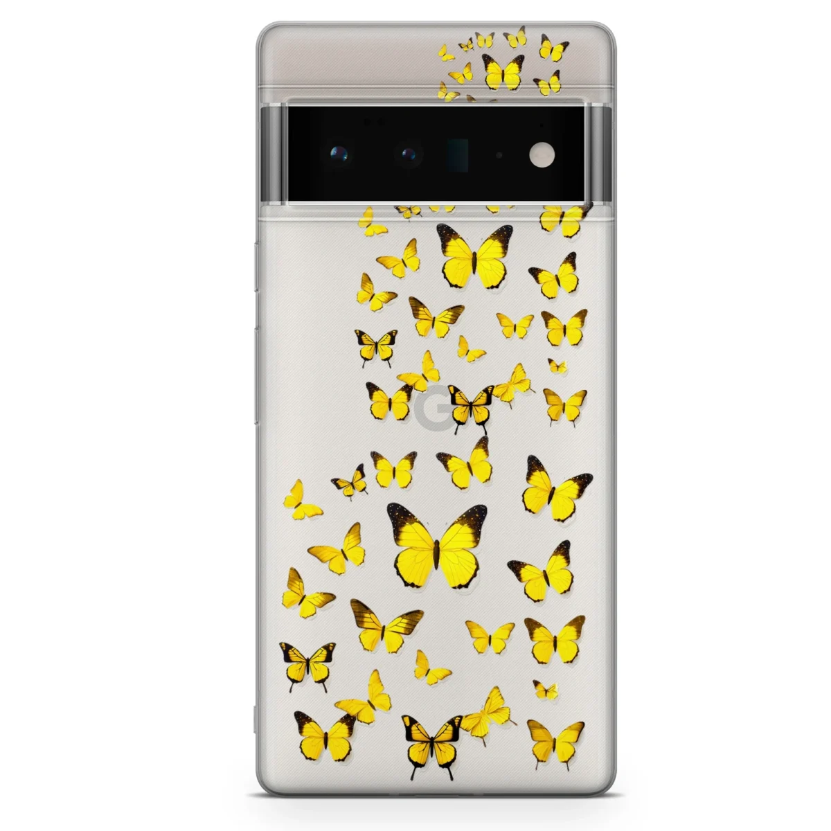 Clear yellow︱Butterfly Phone case Pixel Main copy