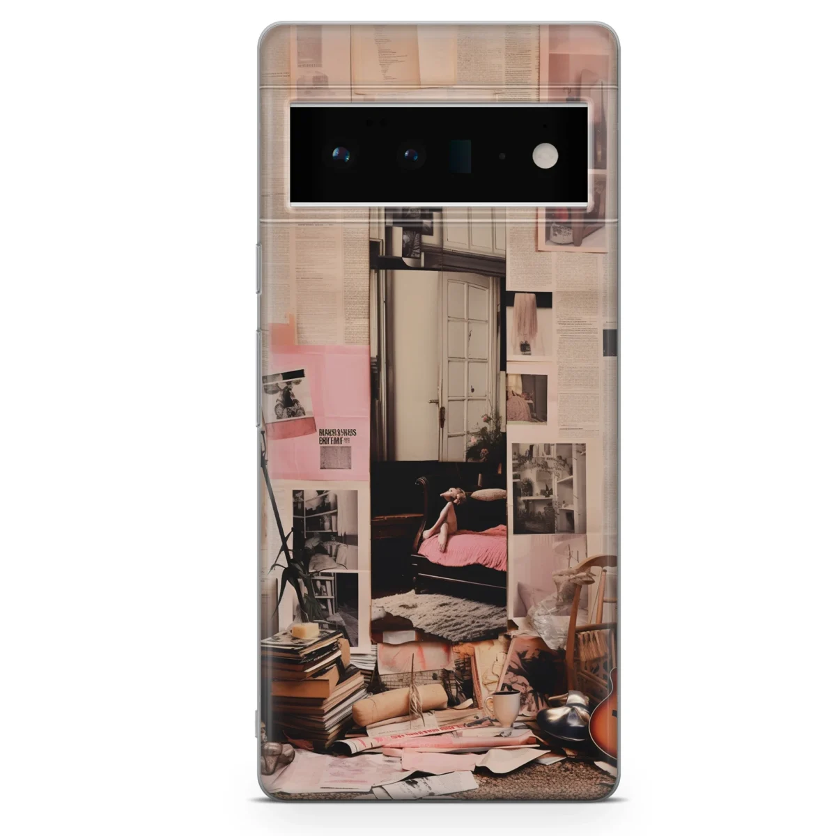 Aesthetic pink︱Collage Phone case Pixel Main copy