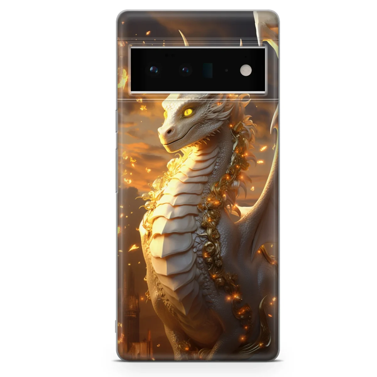 White︱Drogan Phone case Pixel Main copy