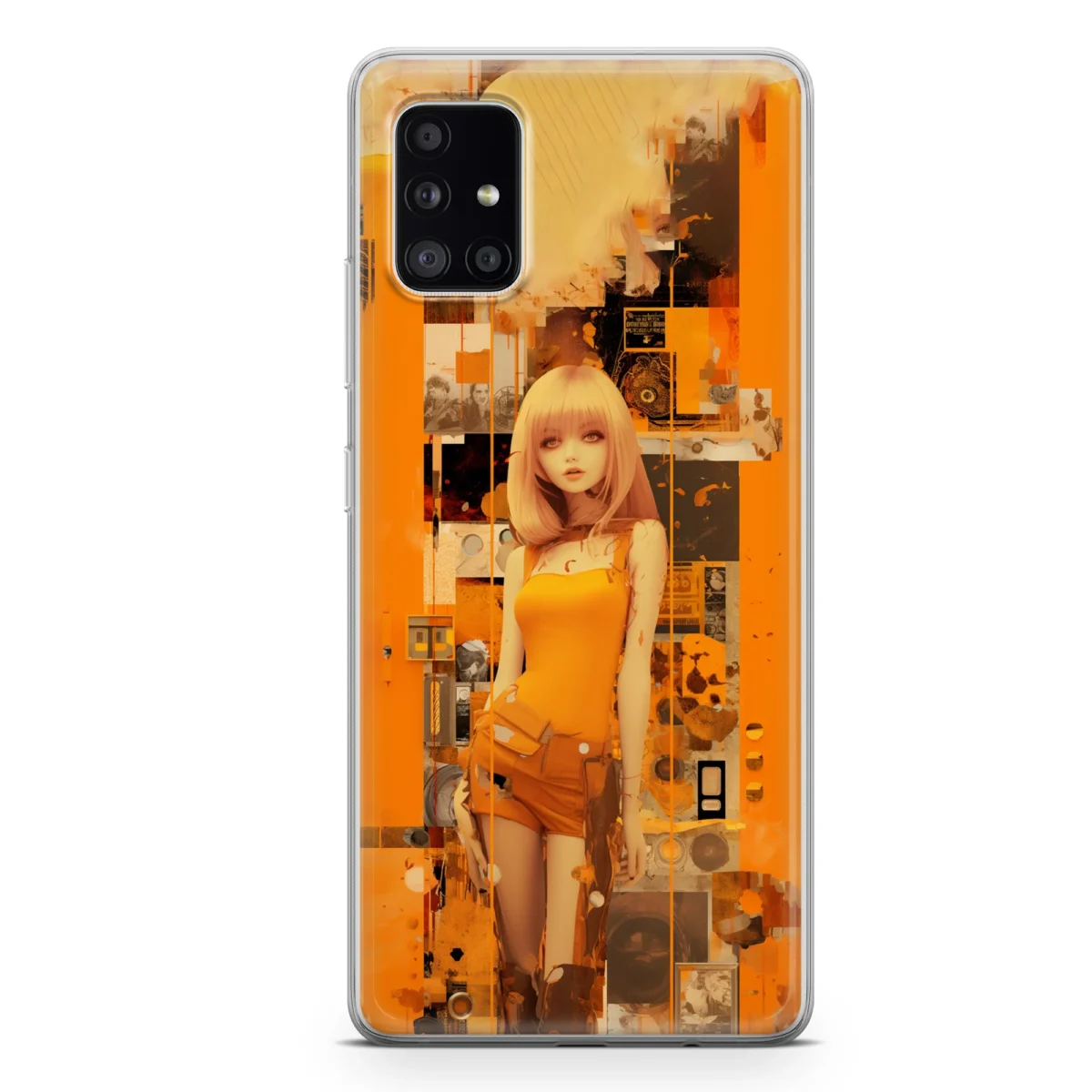 Aesthetic Orange︱Collage Phone case SAMSUNG MAIN copy