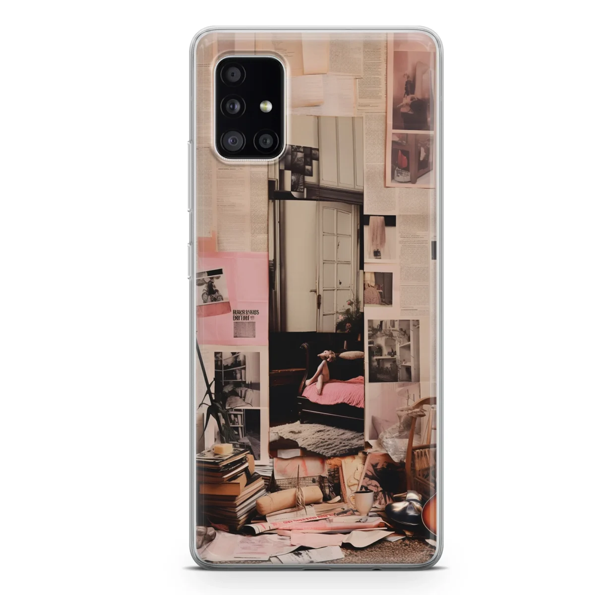 Aesthetic pink︱Collage Phone case SAMSUNG MAIN copy