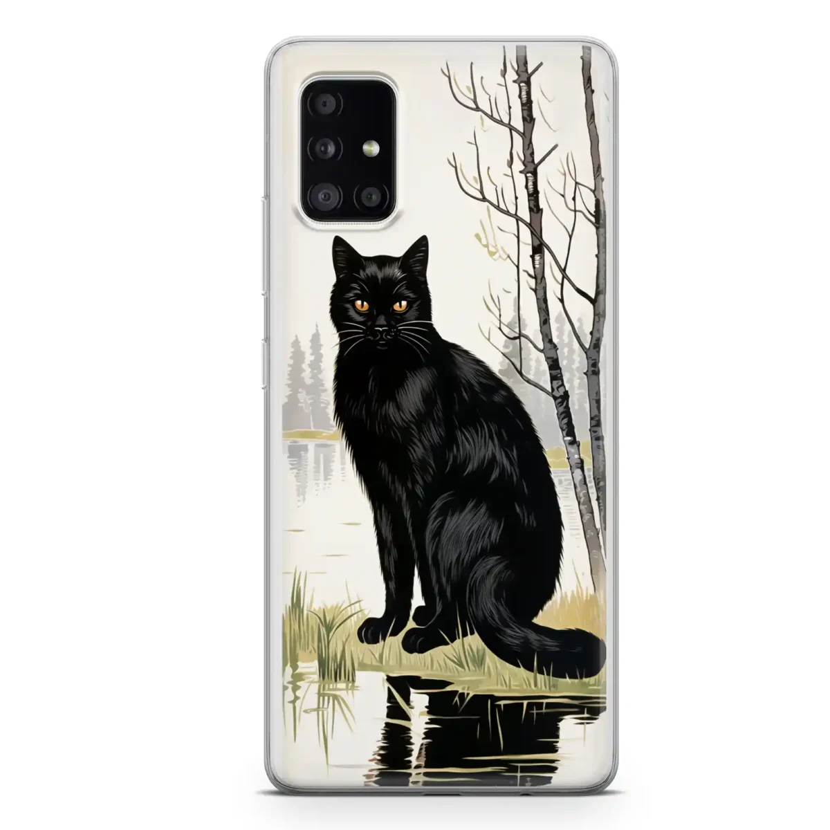 Black Adorable︱Cat Phone case SAMSUNG MAIN copy