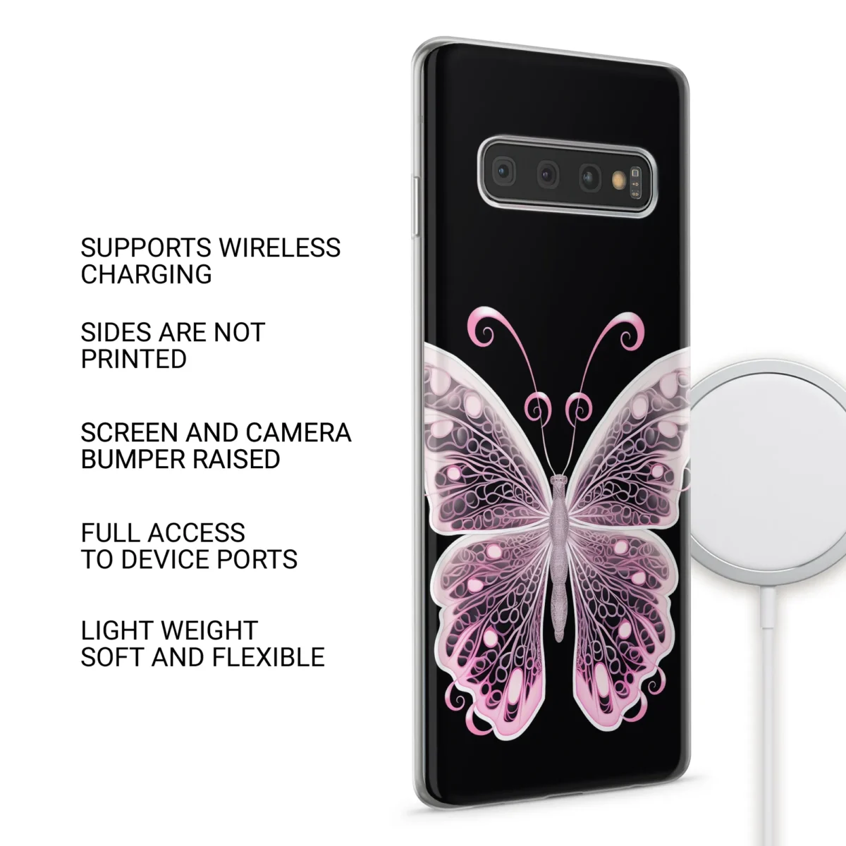 Pink︱Butterfly Phone case SIDE IMAGE copy