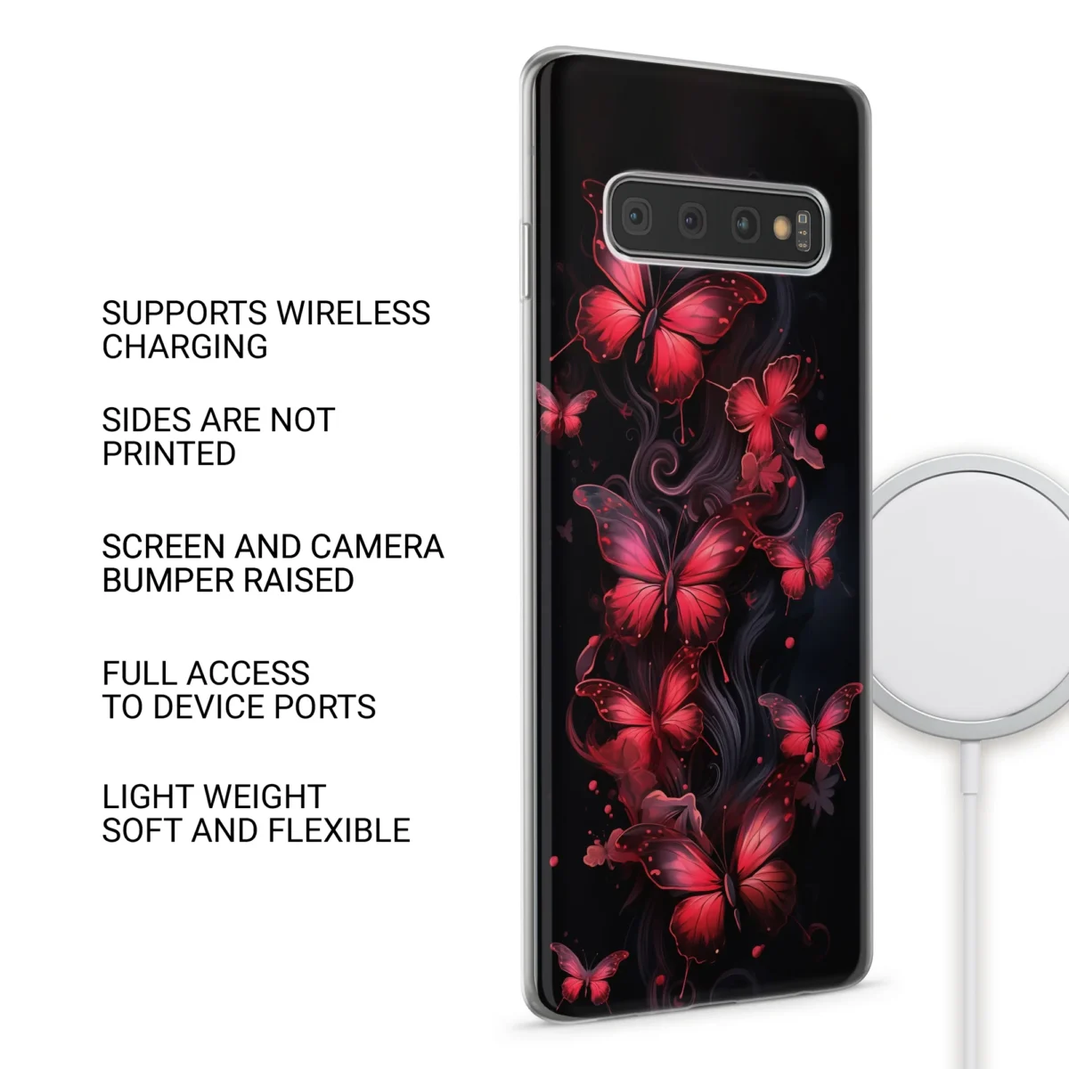 Red︱Butterfly Phone case SIDE IMAGE copy
