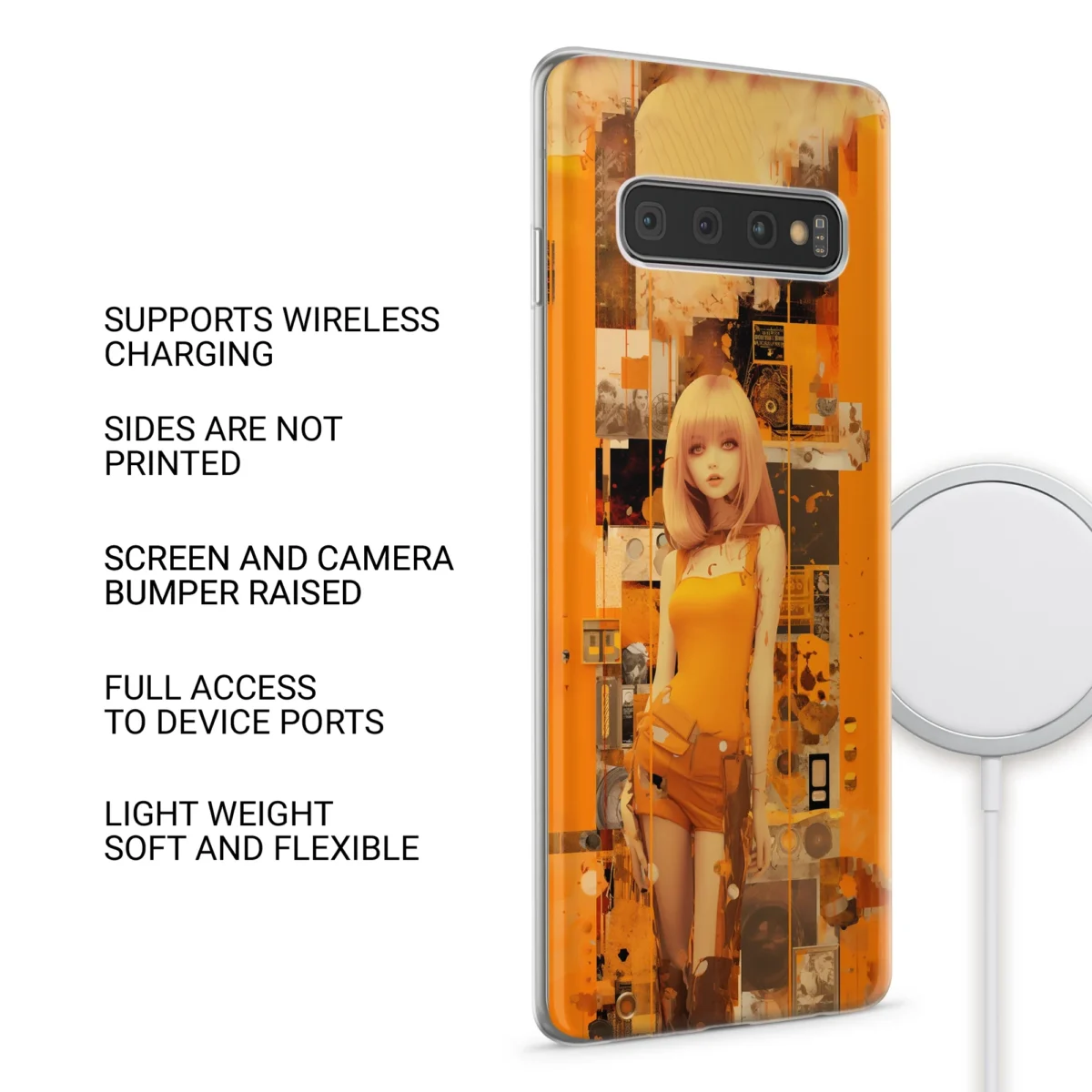 Aesthetic Orange︱Collage Phone case SIDE IMAGE copy