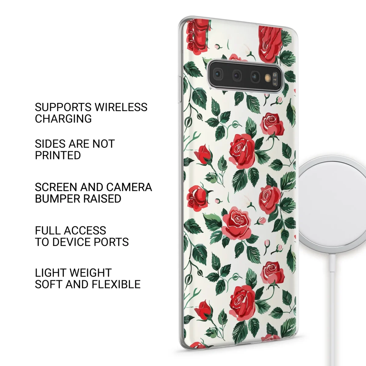 Red︱Flower Phone case SIDE IMAGE copy